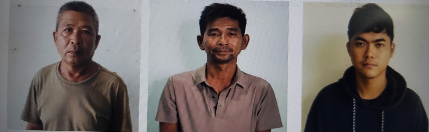 3 đối tượng: Hồ Văn Sơn, Nguyễn Tấn Phong, Nguyễn Hoài Tâm (từ trái qua). Ảnh: CA AG 3 đối tượng: Hồ Văn Sơn, Nguyễn Tấn Phong, Nguyễn Hoài Tâm (từ trái qua). Ảnh: CA AG