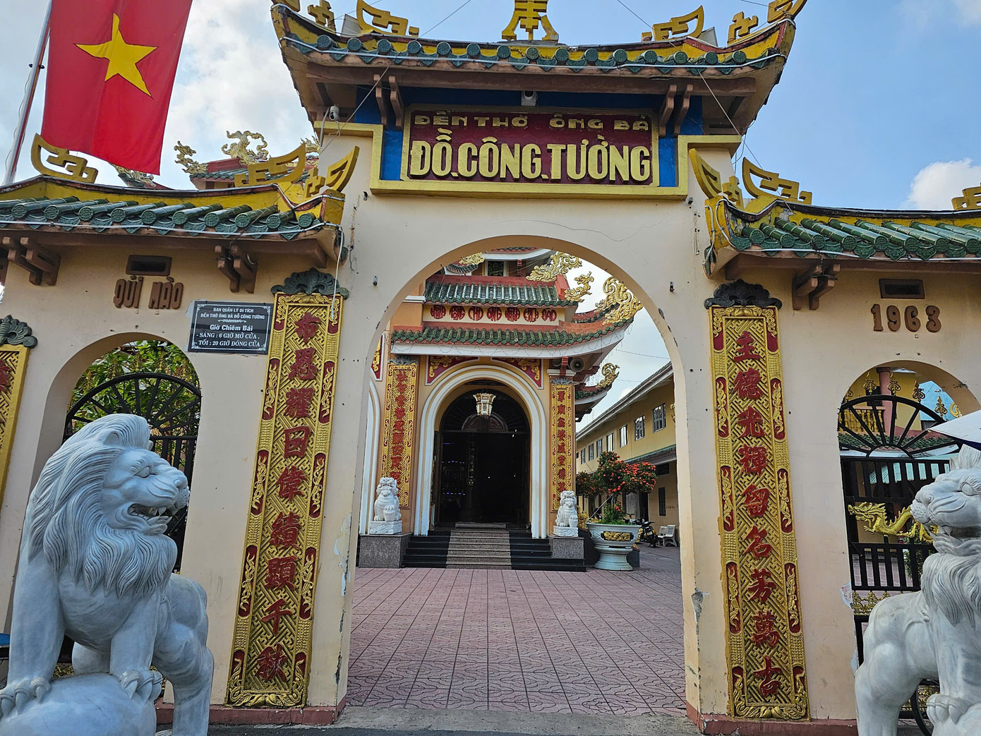 Đền thờ ông bà Đỗ Công Tường tại TP Cao Lãnh. Ảnh: Hòa Hội.