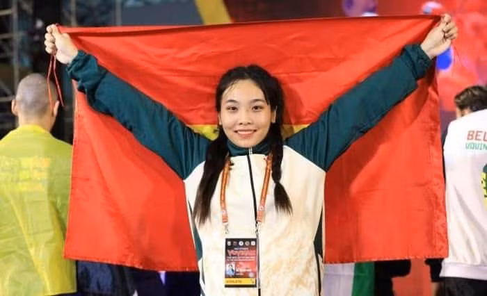 Vận động viên Bùi Thị Thảo Ngân vô địch Vovinam thế giới năm 2023. Vận động viên Bùi Thị Thảo Ngân vô địch Vovinam thế giới năm 2023.