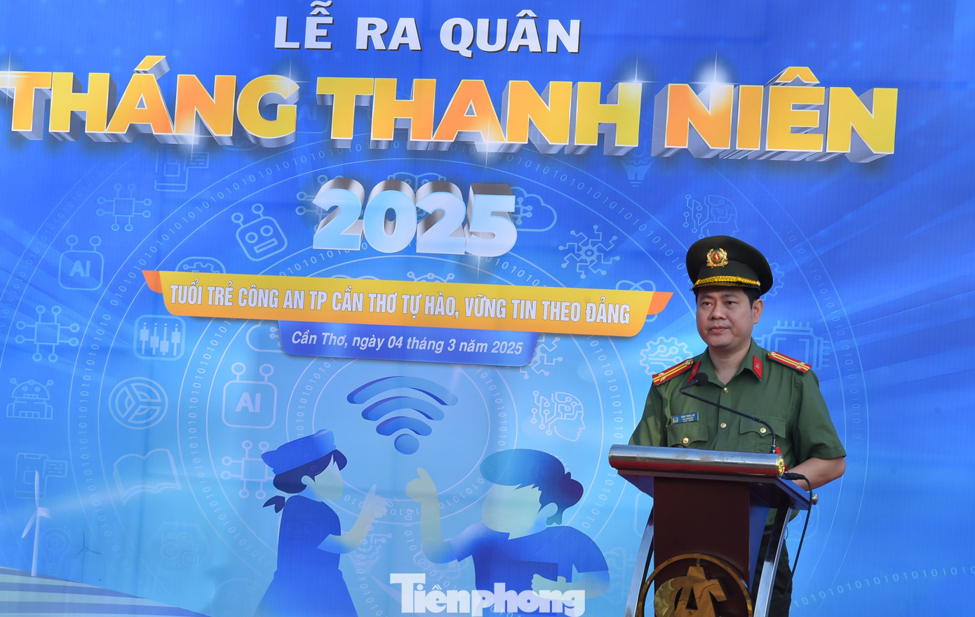 Trung tá Đinh Tùng An - Phó Giám đốc Công an TP. Cần Thơ. Ảnh: Hòa Hội Trung tá Đinh Tùng An - Phó Giám đốc Công an TP. Cần Thơ. Ảnh: Hòa Hội