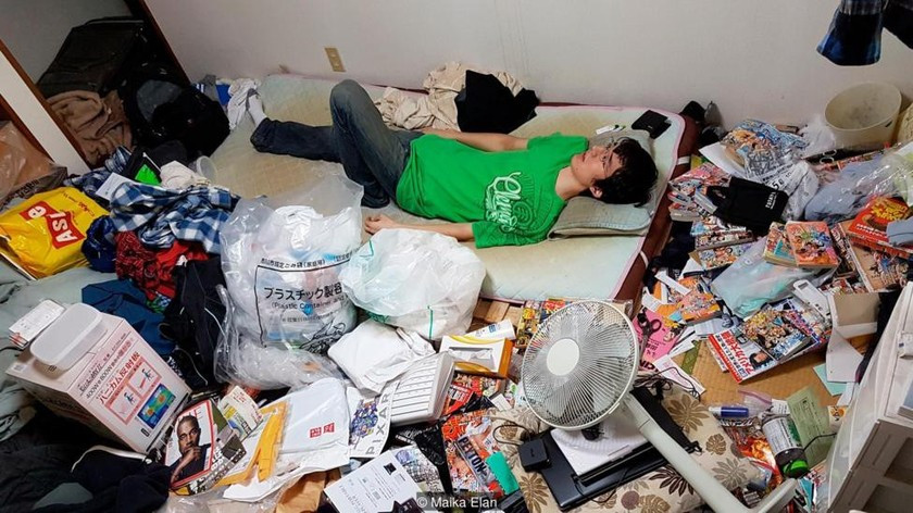 Những người theo xu hướng Hikikomori muốn trốn tránh thực tại xã hội. Ảnh: Maika Elan.