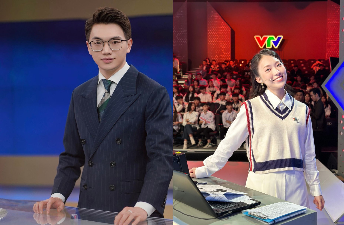 Hai MC Gen Z tiêu biểu của Đài truyền hình VTV được giới trẻ ngưỡng mộ.