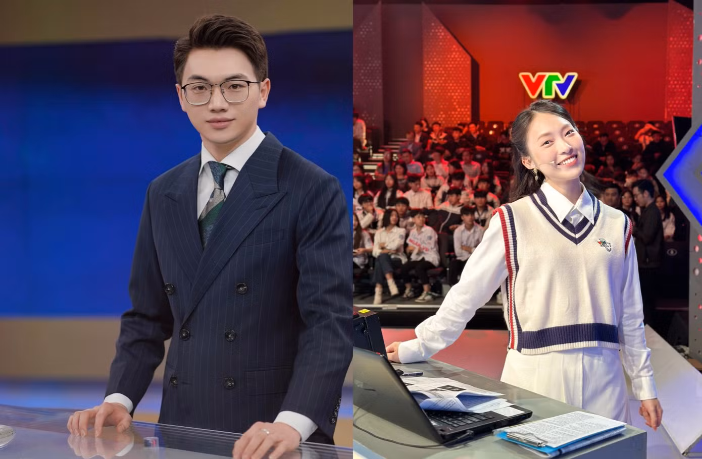 Hai MC Gen Z tiêu biểu của Đài truyền hình VTV được giới trẻ ngưỡng mộ.