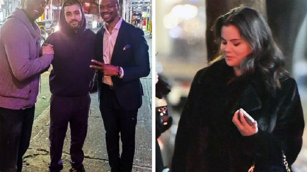 Selena và Zayn bị bắt gặp sau khi rời khỏi một nhà hàng ở New York.