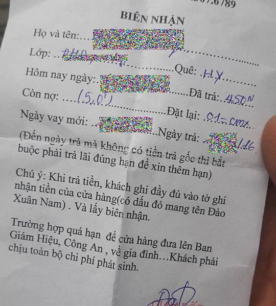 “Vay 5 triệu, lãi 50 triệu” trong KTX hiện đại nhất Hà Nội ảnh 2