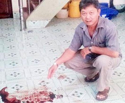 Hiện trường vụ truy sát kinh hoàng