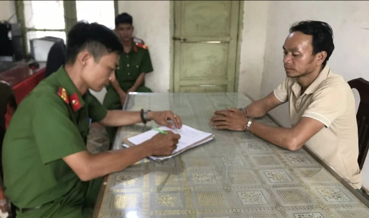 Ai Can-tài xế ô tô tải gây TNGT tại Cơ quan Công an. Ảnh: CA