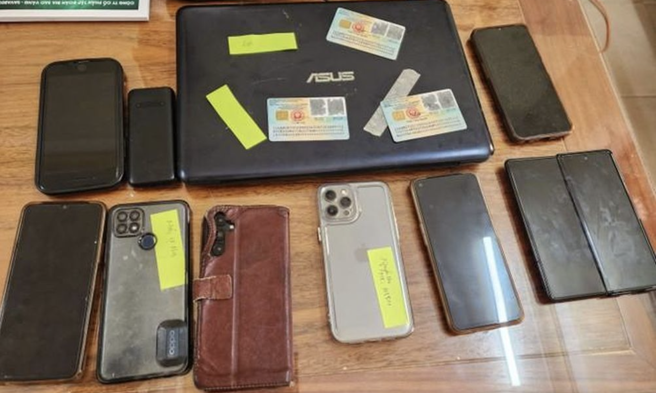 Tang vật bị thu giữ. Tang vật bị thu giữ.