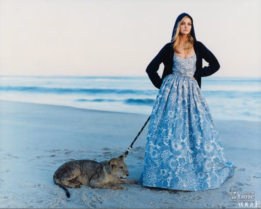 Scarlett Johansson quyến rũ bên chú báo khi xuất hiện trên trang bìa tạp chí Vouge. Robert Pattison vác cả con cá xấu. Con quạ "ranh mãnh" đang dùng mỏ rút dây áo tắm của người đẹp Petra Nemcova. Drew Barrymore và sư tử gợi nhớ hình ảnh "người đẹp và ác thú". Siêu mẫu Caroline Trentini với vẻ đẹp mạnh mẽ mà gợi cảm. "Thôn nữ" Madona đang cho gà ăn. Nicole Kidman, cô chủ kiêu kỳ và mạnh mẽ trong trang trại nuôi bò. Reese Witherspoon "lả lướt" bên chú voi to lớn. Tiểu thư xinh đẹp Renee Zellweger thẩn thơ dưới gốc bên chú thỏ đáng yêu. Siêu mẫu Aleksandra Nilsen mạnh mẽ bên hai chú sư tử. Jennifer Aniston cùng chú cún cưng của mình. Demi Moore phải bắc thang lên để âu yếm chú hươu cao cổ.