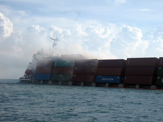 Theo một số thông tin, địa điểm con tàu neo đậu hiện nay không phải là nơi bị tai nạn. Thuyền trưởng tàu Heung - A Dragon cố gắng chạy đến đây nhằm lợi dụng vùng biển nông để tàu không bị chìm hoàn toàn sau vụ tai nạn đặc biệt nghiêm trọng