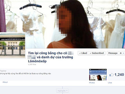 Học sinh lập Fanpage để minh oan và ủng hộ cô T. quay lại trường giảng dạy
