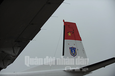 Quốc kỳ Việt Nam đã được in đậm ở phần đuôi máy bay