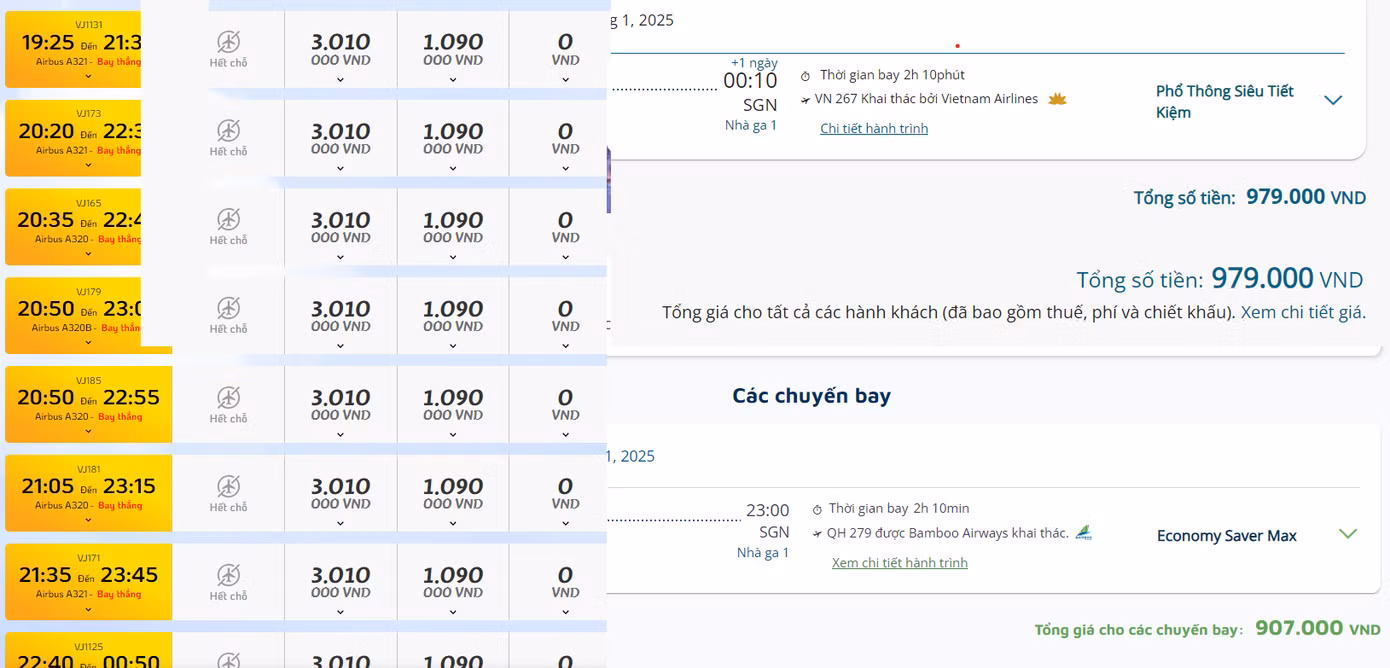 Các chuyến bay đêm chặng Hà Nội - TP HCM ngày 27/1 có giá chỉ vài trăm nghìn đồng, trái ngược với giá vé chiều TP HCM - Hà Nội. Ảnh: Lộc Liên. Các chuyến bay đêm chặng Hà Nội - TP HCM ngày 27/1 có giá chỉ vài trăm nghìn đồng, trái ngược với giá vé chiều TP HCM - Hà Nội. Ảnh: Lộc Liên.