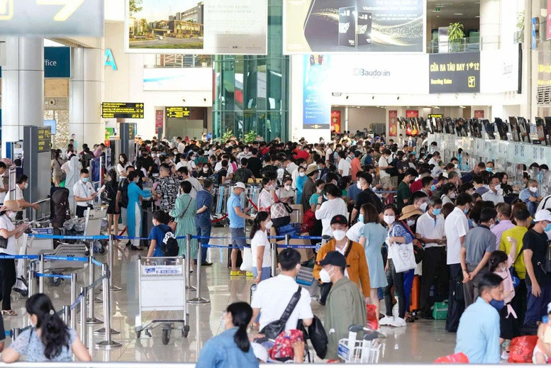 Nhiều chặng bay đã đạt tỷ lệ đặt chỗ đạt 100% dịp Tết. Ảnh: VGP.