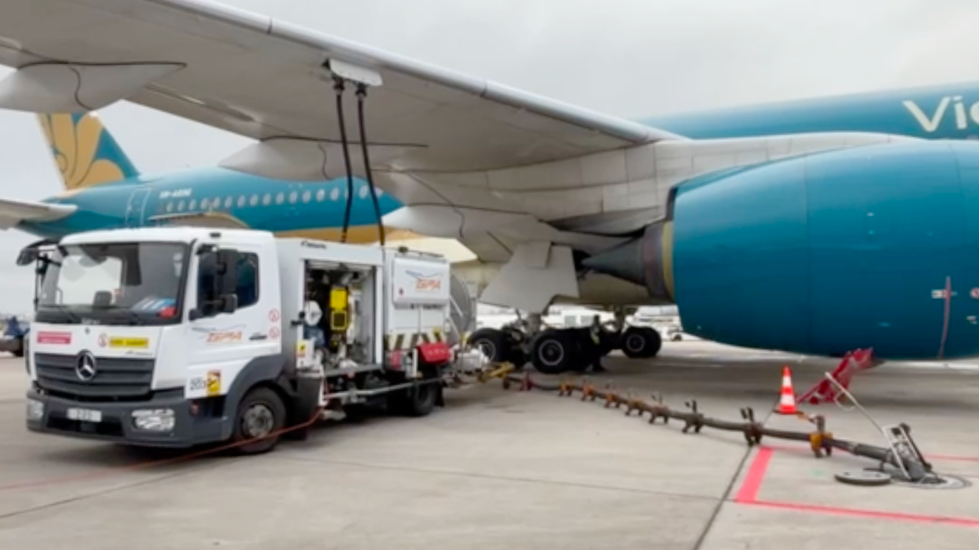 Năm 2024, Vietnam Airlines cắt giảm được gần 70.000 tấn CO2. Ảnh: VNA. Năm 2024, Vietnam Airlines cắt giảm được gần 70.000 tấn CO2. Ảnh: VNA.