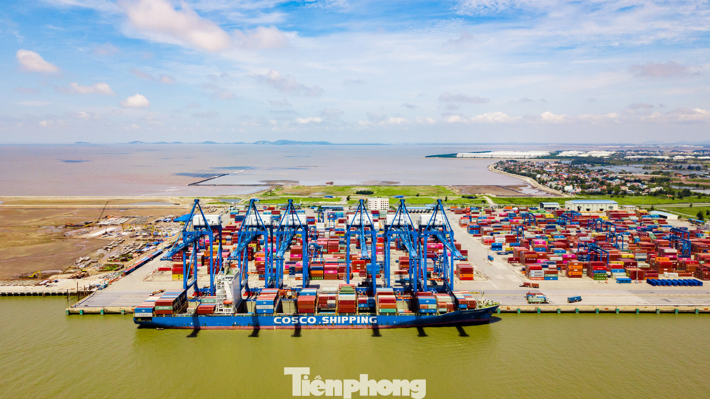 Việt Nam hoàn toàn có khả năng vượt qua vị trí số 1 về cảng trung chuyển lớn nhất khu vực của Singapore trong tương lai gần. Ảnh: Lộc Liên.