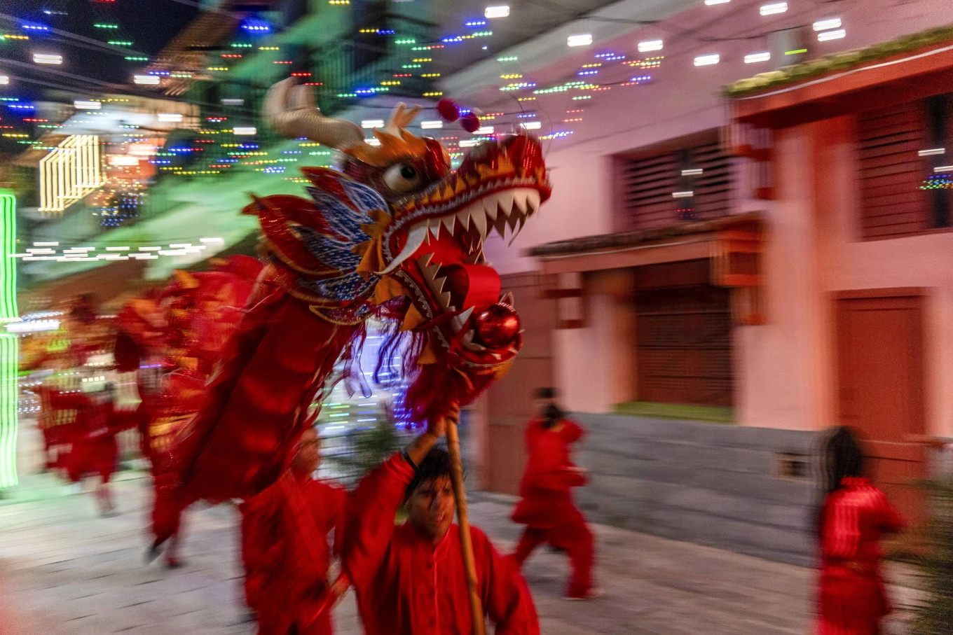 Hình ảnh rực rỡ tại lễ kỷ niệm Tết Nguyên đán của Trung Quốc tại Havana - Cuba. Ảnh: AP.