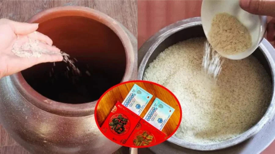 Hộp đựng gạo, tủ lạnh, tủ đựng đồ ăn không được để trống trong năm mới. Ảnh minh họa: Internet