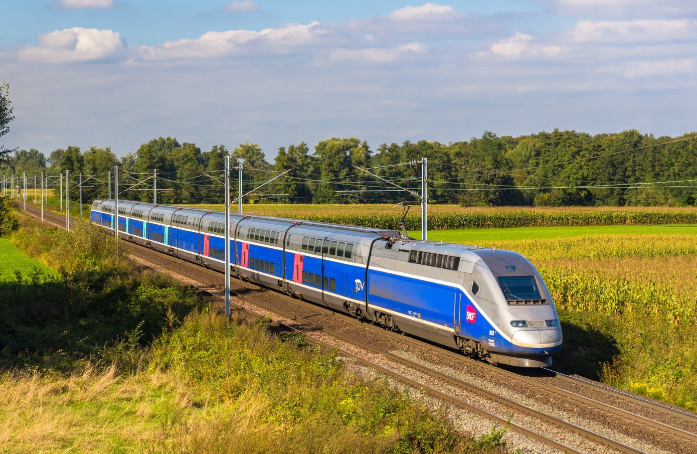 Dự án đường sắt tốc độ cao sẽ góp phần giảm phát thải ra môi trường. Ảnh minh họa: SNCF.