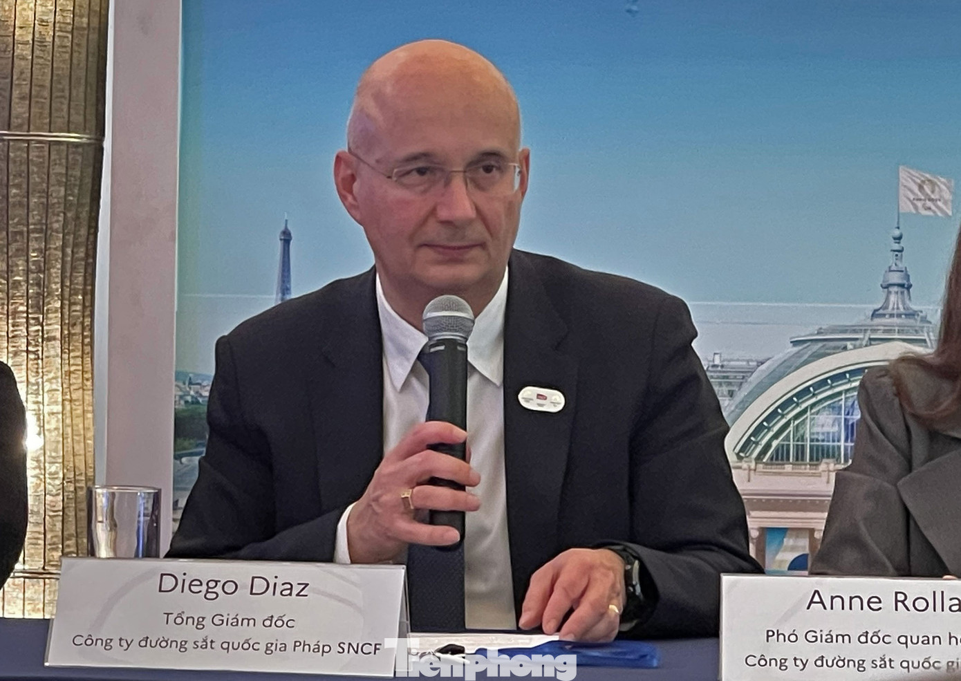 Ông Diego Diaz - Tổng Giám đốc SNCF. Ảnh: Lộc Liên.