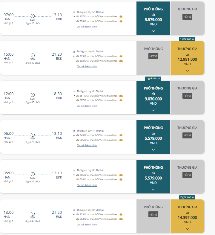 Số lượng đặt vé máy bay đi Thái Lan trong khoảng thời gian diễn ra trận chung kết lượt về ASEAN Cup 2024 tại Thái Lan tăng cao, một số khung giờ đã hết vé. Ảnh: Lộc Liên. Số lượng đặt vé máy bay đi Thái Lan trong khoảng thời gian diễn ra trận chung kết lượt về ASEAN Cup 2024 tại Thái Lan tăng cao, một số khung giờ đã hết vé. Ảnh: Lộc Liên.