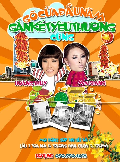 Cùng tham gia chiến dịch “Gõ Cửa Đầu Năm – Lan Tỏa Yêu Thương” với Hoàng Thùy và Mai Giang