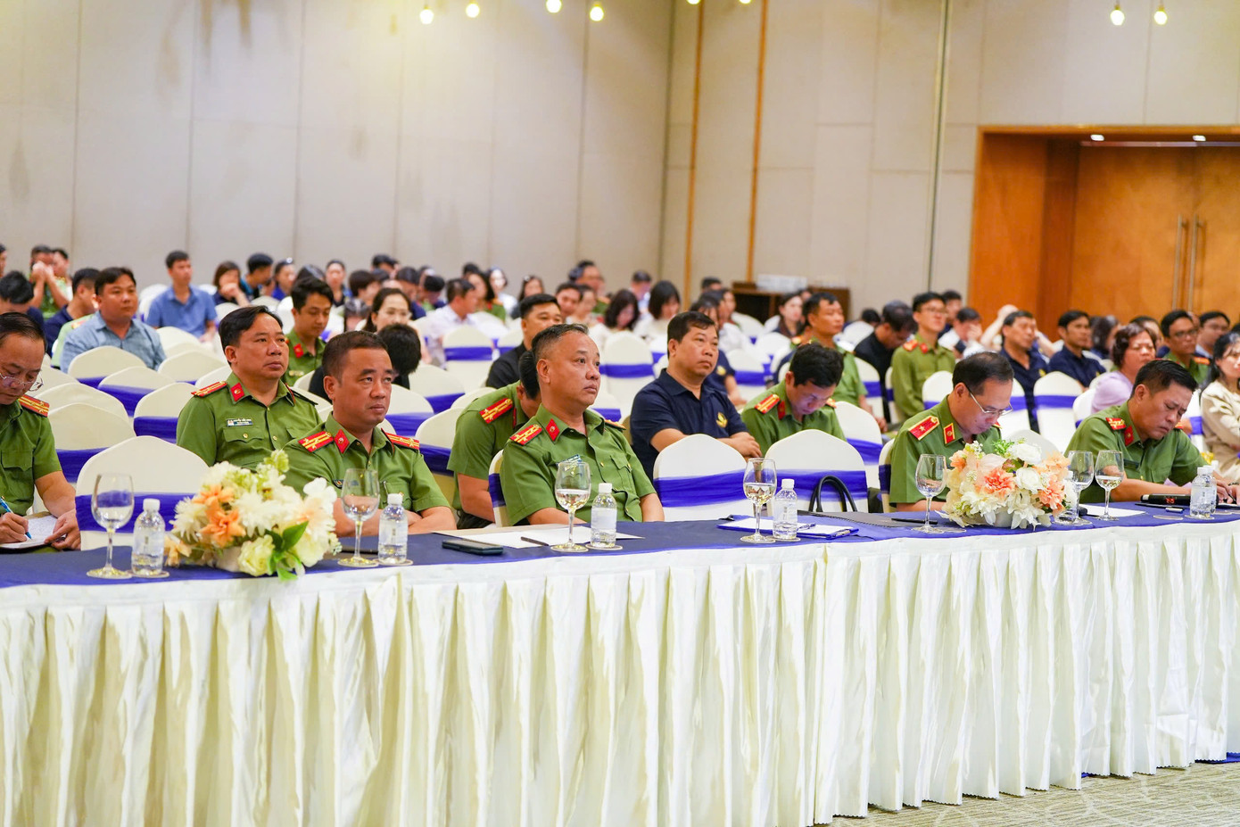 Ban tổ chức Liên hoan Truyền hình - Phát thanh CAND tổ chức buổi họp rút kinh nghiệm.