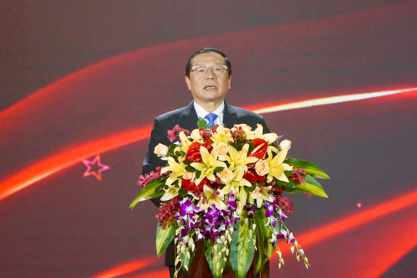 Ông Lại Xuân Môn - Ủy viên Trung ương Đảng, Phó Trưởng ban Thường trực Ban Tuyên giáo Trung ương phát biểu tại chương trình. Ông Lại Xuân Môn - Ủy viên Trung ương Đảng, Phó Trưởng ban Thường trực Ban Tuyên giáo Trung ương phát biểu tại chương trình.