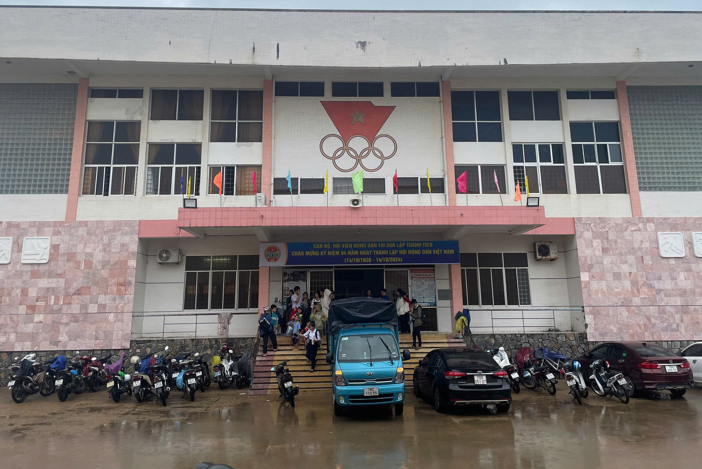 Nhà thi đấu Lê Trung Kiên sẽ là điểm truyền hình trực tiếp chung kết Đường lên đỉnh Olympia năm 2024 tại điểm cầu Phú Yên. Ảnh: Thục Hiền