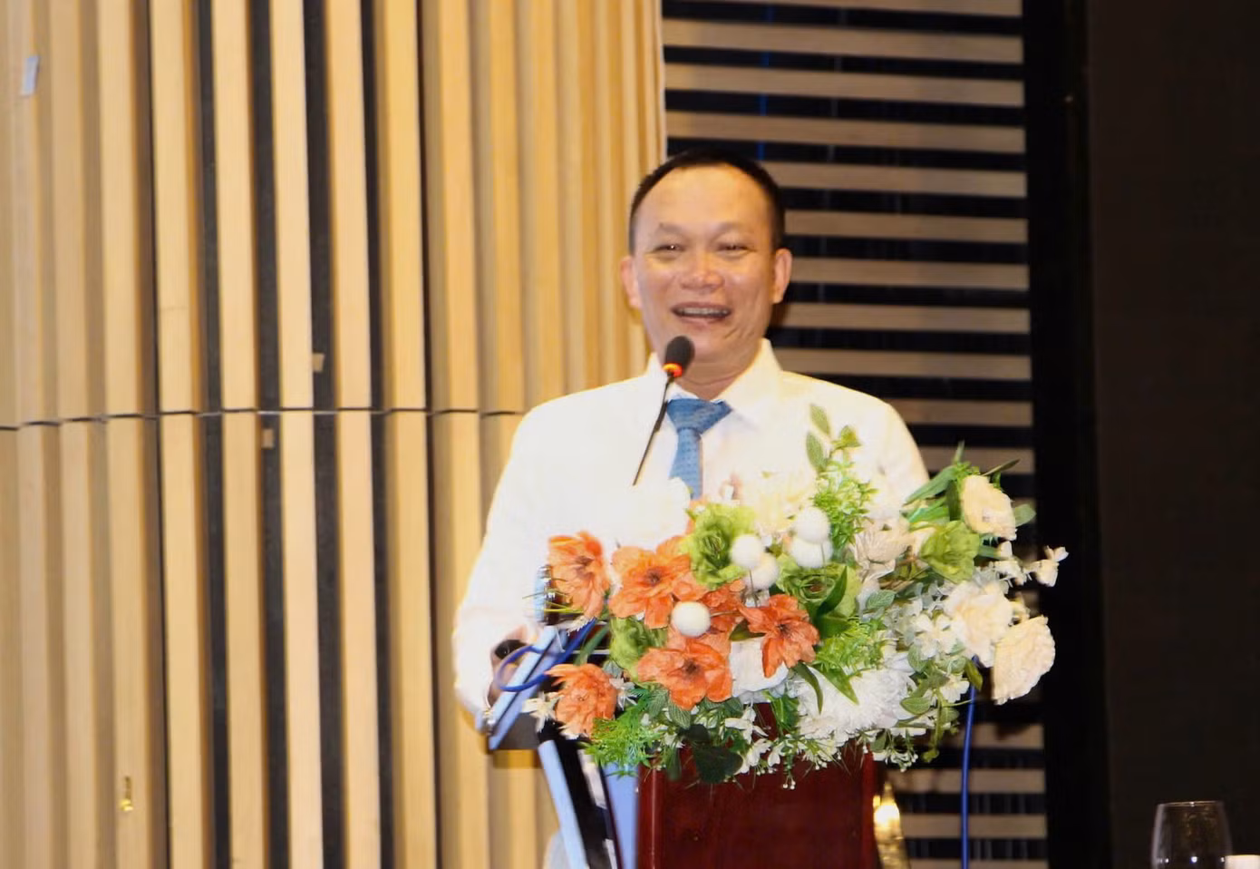 Chuyên gia nội dung số Huỳnh Long Thủy phát biểu tại hội thảo.