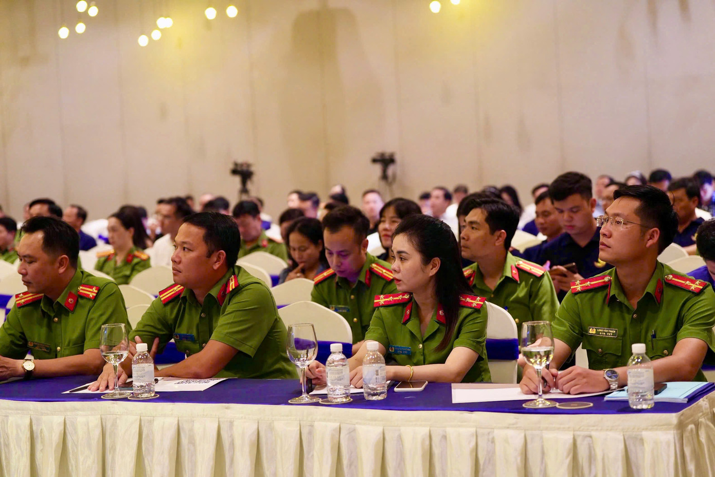 Đại biểu phóng viên, biên tập viên các cơ quan báo chí công an tham dự hội thảo.