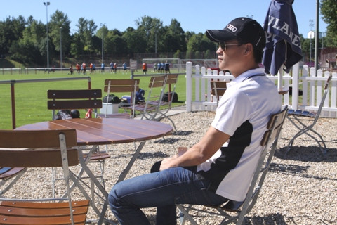 Xem các cầu thủ Bayern luyện tập