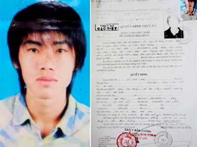 Đối tượng Lê Anh Tuấn và quyết định truy nã hắn. Đối tượng Lê Anh Tuấn và quyết định truy nã hắn