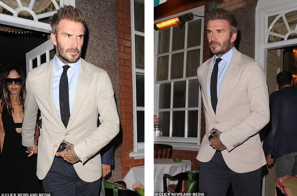 David Beckham lịch lãm. Ảnh: Daily Mail. David Beckham lịch lãm. Ảnh: Daily Mail.