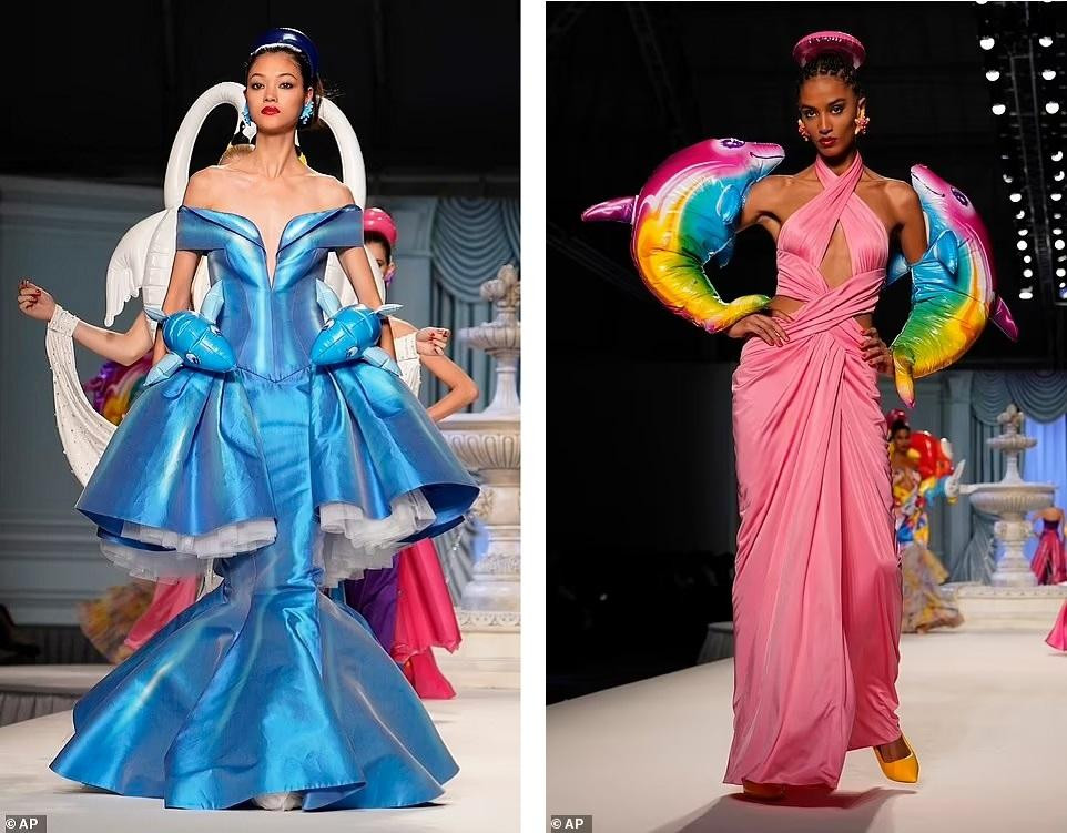 Tuần lễ thời trang Milan ra mắt vào năm 1958, là một phần của Big Four toàn cầu bên cạnh Tuần lễ thời trang Paris, Tuần lễ thời trang London và Tuần lễ thời trang New York. Sự kiện chào đón 30.000 du khách và tổ chức hơn 40 chương trình mỗi mùa. Năm nay, ngoài Moschino, các tín đồ thời trang được chứng kiến những thương hiệu như Gucci, Prada và Versace... trình làng bộ sưu tập mới nhất. Ảnh: AP.