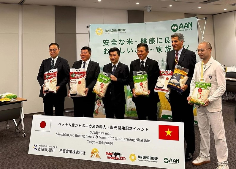 Đây là lần thứ 2 gạo Việt Nam mang thương hiệu AAN xuất khẩu thành công vào thị trường Nhật Bản.