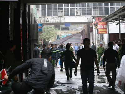 Hiện trường vụ cháy ở Zone 9