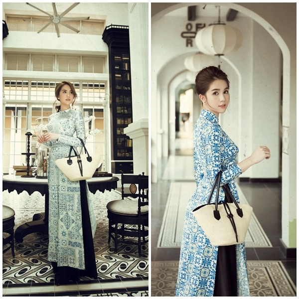 Chuyên gia thiết kế áo dài cho Ngọc Trinh nói gì khi bị 'tố' đạo mẫu? ảnh 1