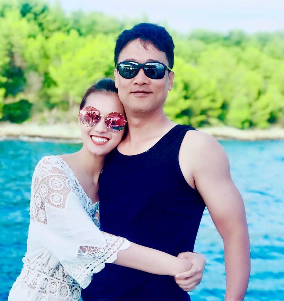 Vợ chồng Lã Thanh Huyền.