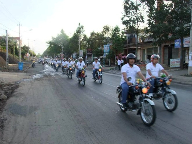 Câu lạc bộ Honda 67 Đắk Lắk hiện có khoảng 30 thành viên duy trì hoạt động thường xuyên