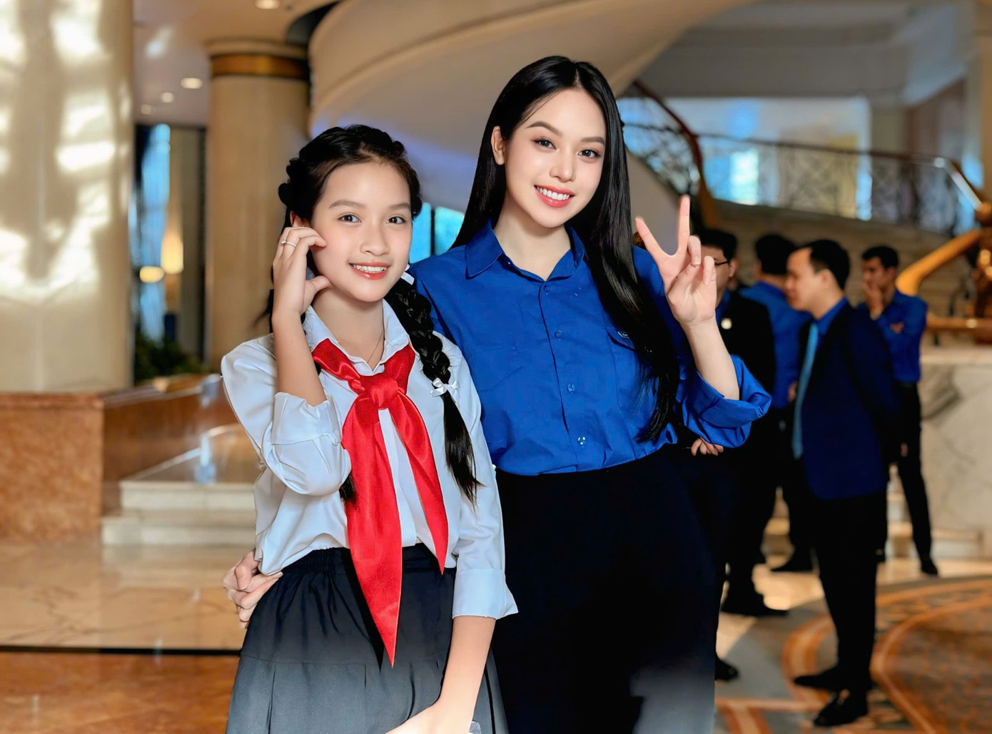 Thiên Kim năng động, tích cực tham gia các hoạt động Đội.