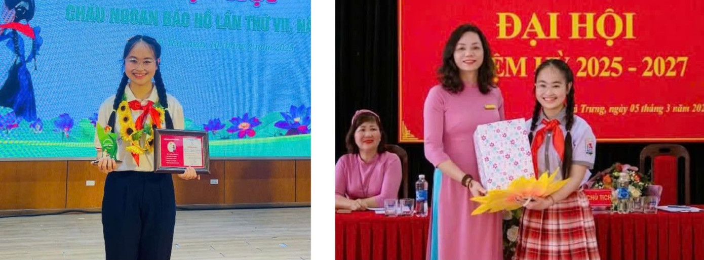 Nhật Linh luôn năng nổ, tích cực tham gia nhiều hoạt động, phong trào, công tác Đội. Nhật Linh luôn năng nổ, tích cực tham gia nhiều hoạt động, phong trào, công tác Đội.