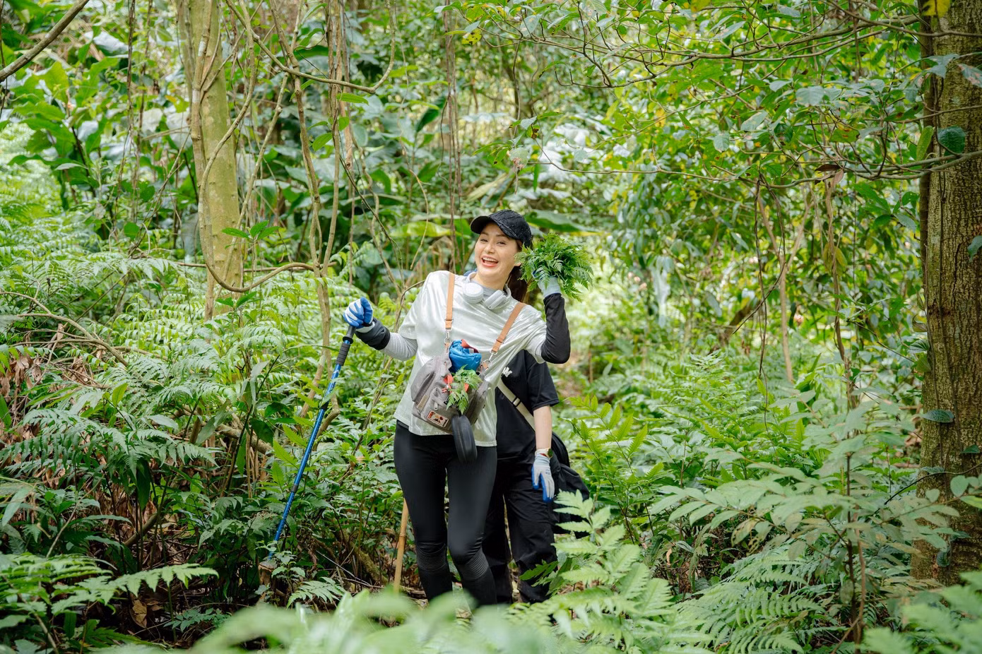 Thông qua trekking, nhiều bạn trẻ khám phá được thêm giới hạn của bản thân, học được cách cố gắng đạt mục tiêu và không bỏ cuộc. Ảnh: Hương Giang Vũ