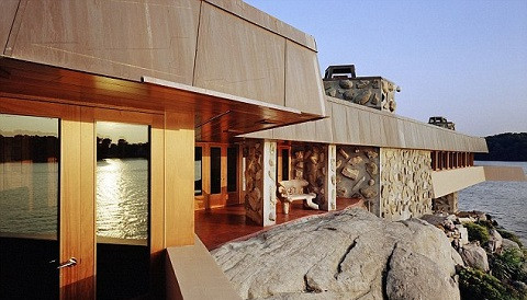 Thiết kế bên trong ngôi nhà trên đảo Petra