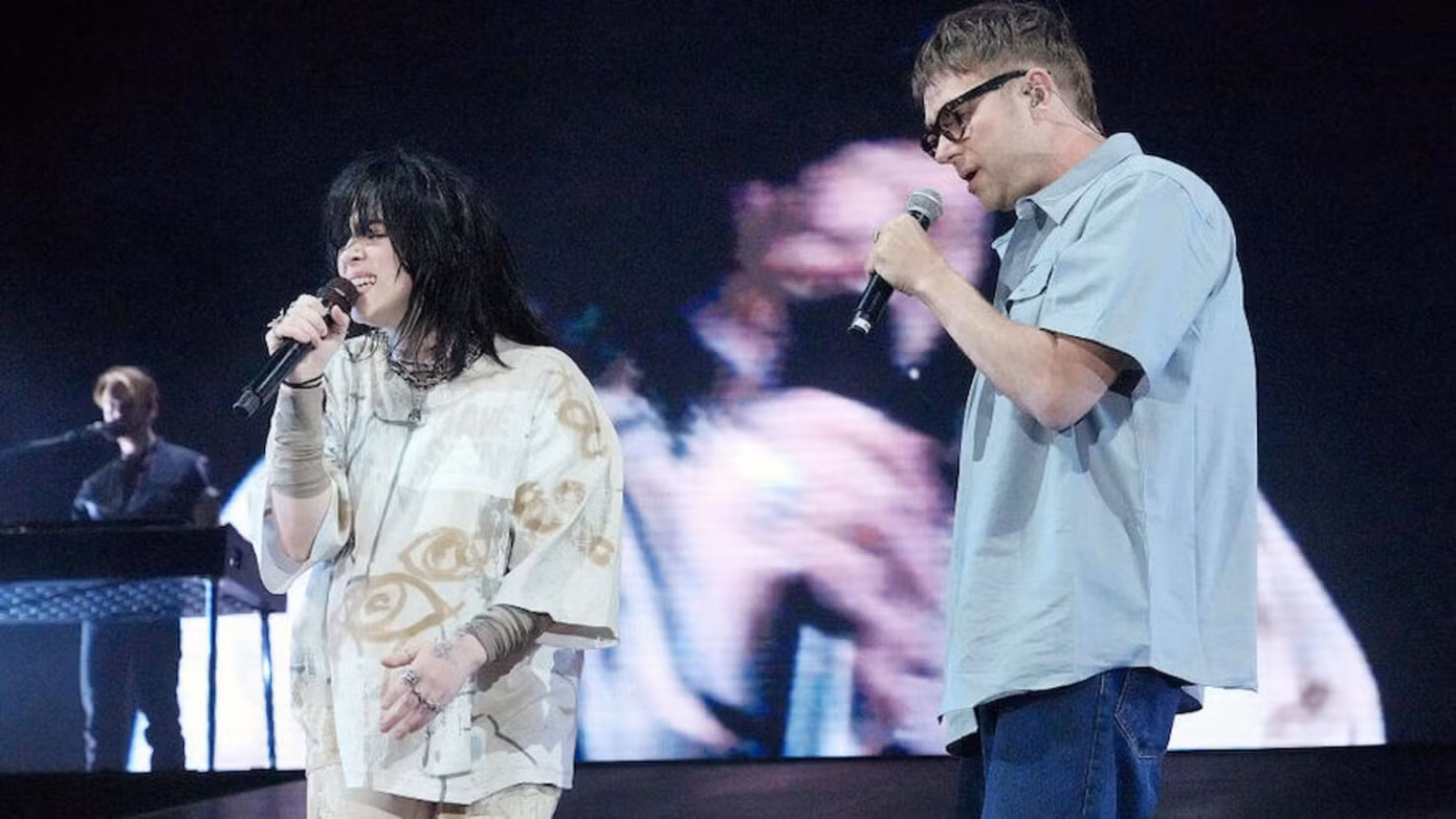 Billie Eilish mời Damon Albarn biểu diễn cùng tại Coachella sau khi rocker người Anh chê bai Taylor Swift. Ảnh: Getty Images.