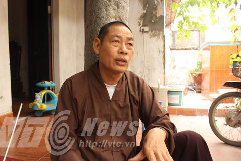 Thầy Thích Thanh Thủy, trụ trì chùa Cao Hạ 