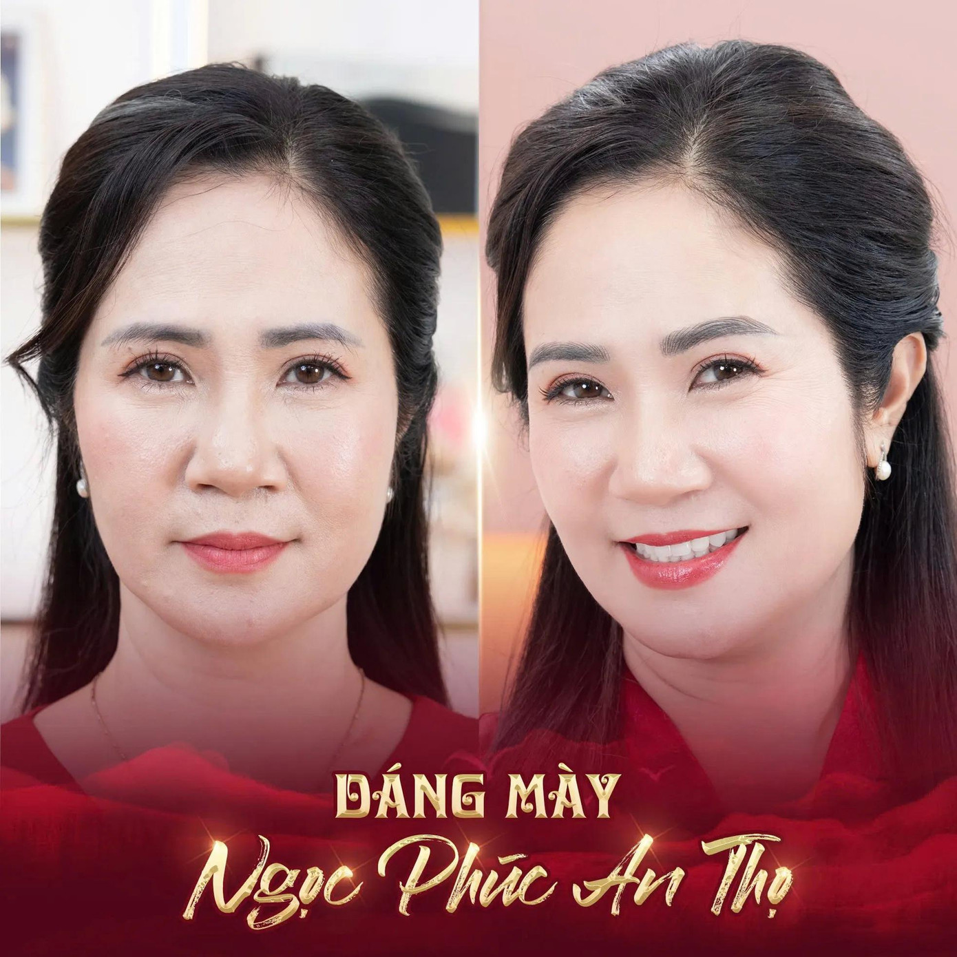 NSND Lan Hương, NSƯT Nguyệt Hằng... nhận quảng cáo cho nhiều cơ sở thẩm mỹ cùng dịch vụ làm chân mày, môi phong thủy.