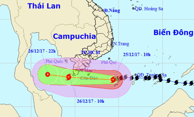 Bão số 16 - Tembin giảm còn cấp 8 - 9, cách Côn Đảo 130km ảnh 21 Bão số 16 - Tembin giảm còn cấp 8 - 9, cách Côn Đảo 130km ảnh 21