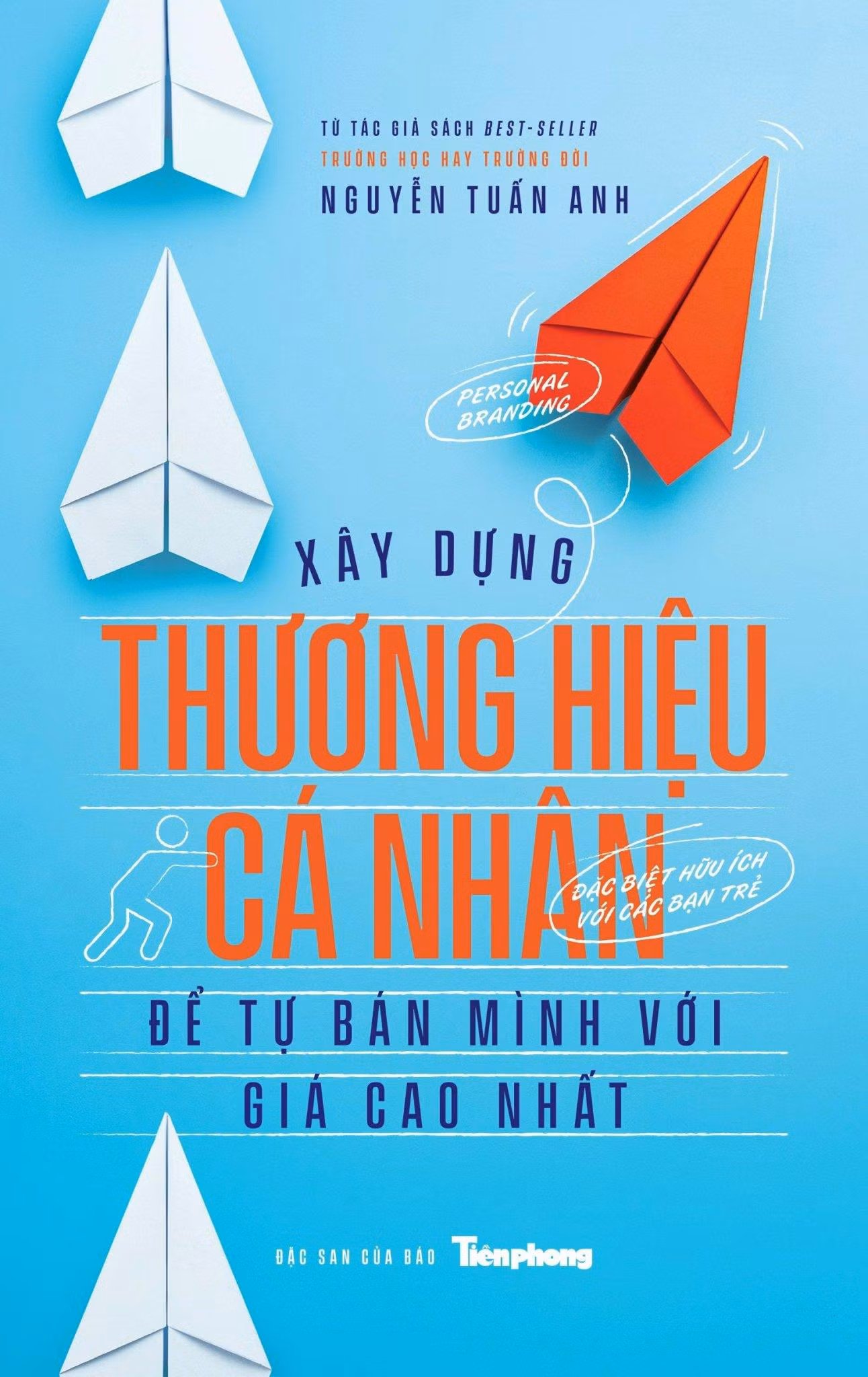 Xây dựng thương hiệu cá nhân để tự bán mình với giá cao nhất được xuất bản và phát hành bởi báo Tiền Phong. Đặc san gồm 9 chương: Làm ngay đi, đừng ngại!; Những lầm tưởng tai hại; USP của bạn là gì?; Bạn còn gì hấp dẫn nữa không?; Truyền thông là con dao hai lưỡi; Những “đòn bẩy” diệu kỳ; Thương hiệu cá nhân còn có giá trị cao hơn doanh nhiệp?; Công thức chuẩn để xây dựng thương hiệu cá nhân thành công; Xây dựng thương hiệu cá nhân từ góc nhìn người trong cuộc. Đặc san có khổ 13x20 cm, gồm bìa cứng, bìa áo, 160 trang ruột màu, giá bìa 149.000 đồng, được phát hành tại hệ thống các nhà sách: FAHASA, PHƯƠNG NAM, TÂN VIỆT...