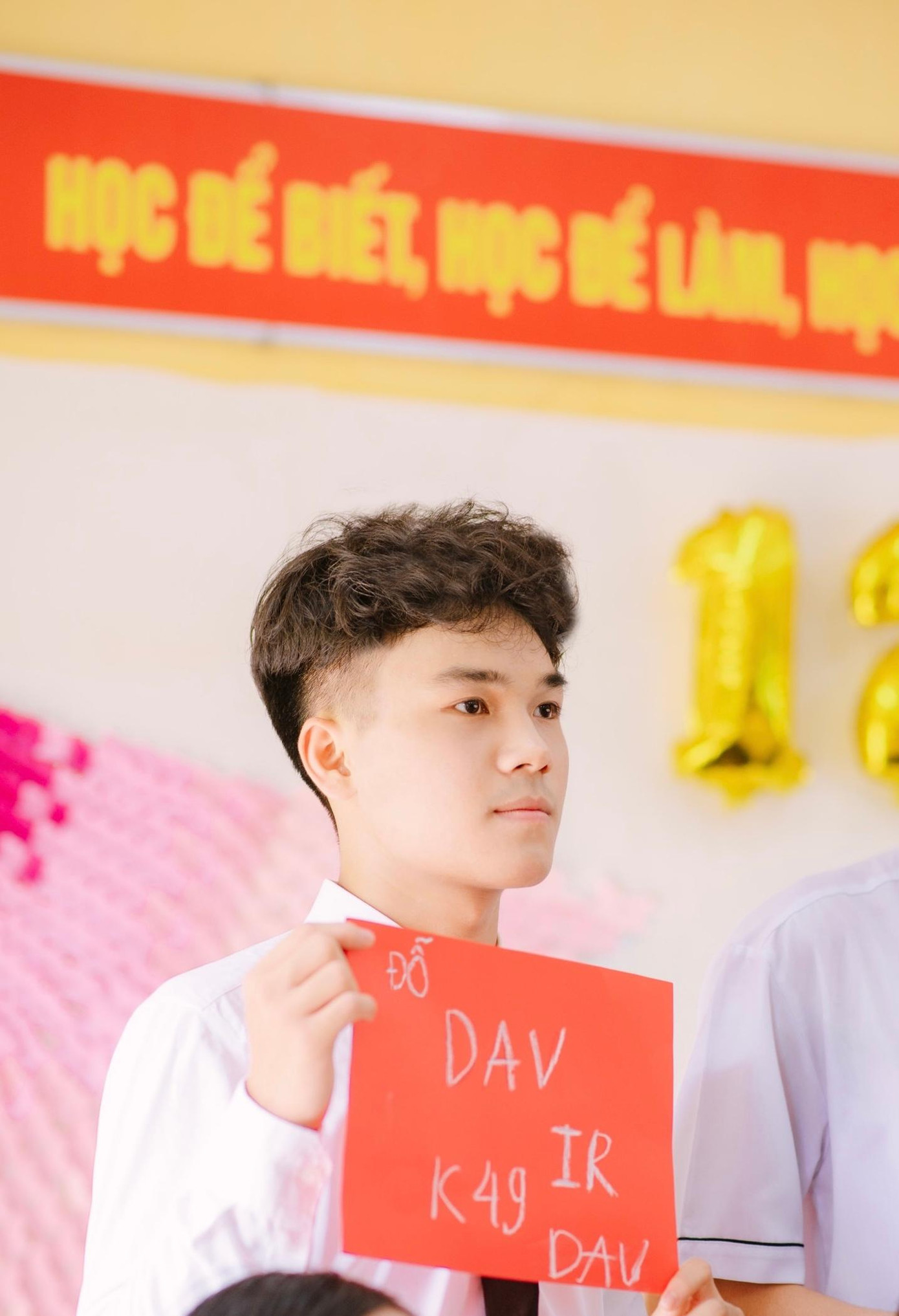 Đăng Khoa với nguyện vọng thi vào Học viện Ngoại giao. Đăng Khoa với nguyện vọng thi vào Học viện Ngoại giao.